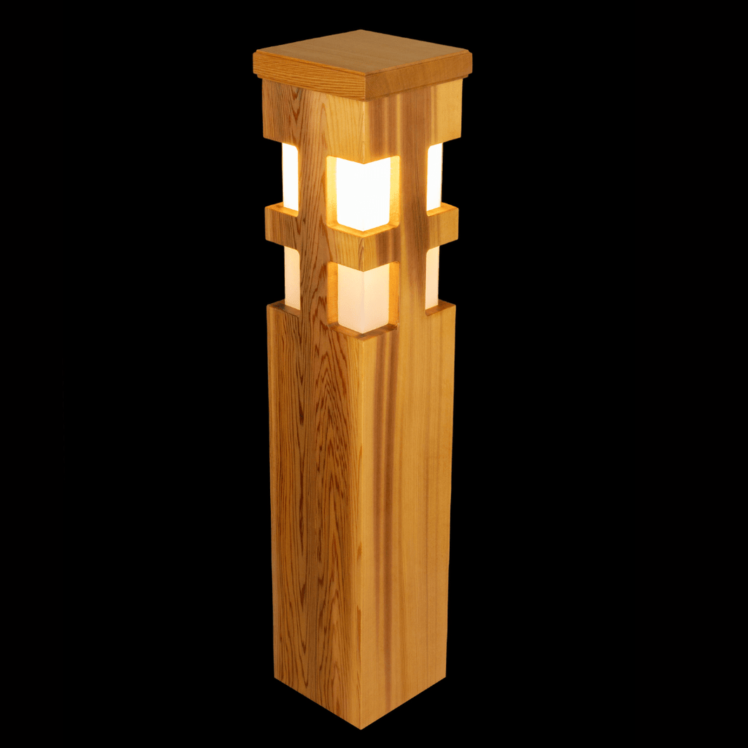 Architectural Wood Lighting Fixtures Handcrafted to Exacting