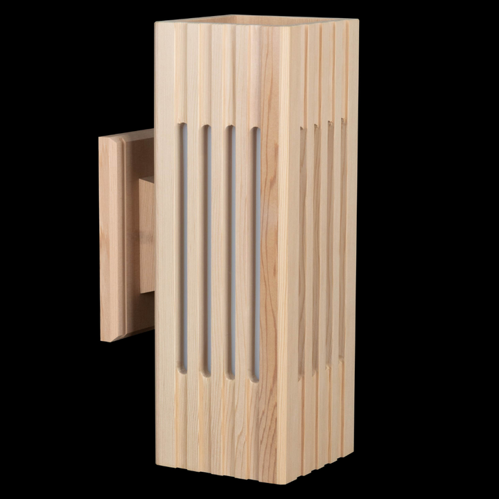 Architectural Wood Lighting Fixtures Handcrafted to Exacting