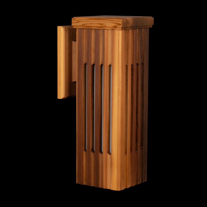 Architectural Wood Lighting Fixtures Handcrafted to Exacting