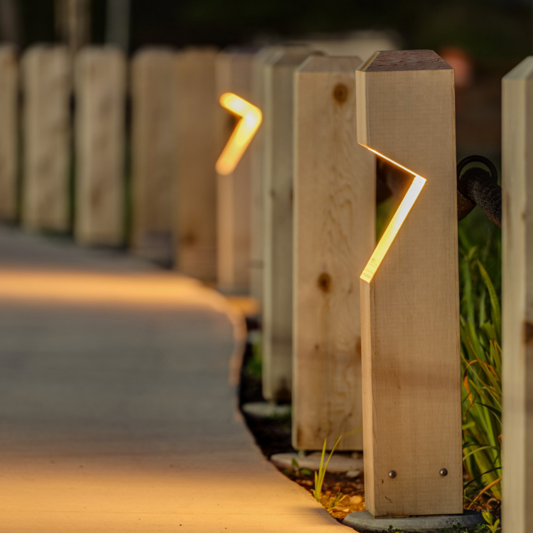 Architectural Wood Lighting Fixtures Handcrafted to Exacting